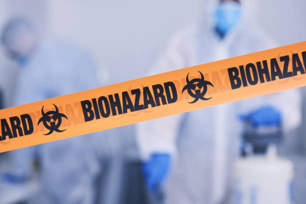 Professional Biohazard Cleanup technician working in Mesquite, NV